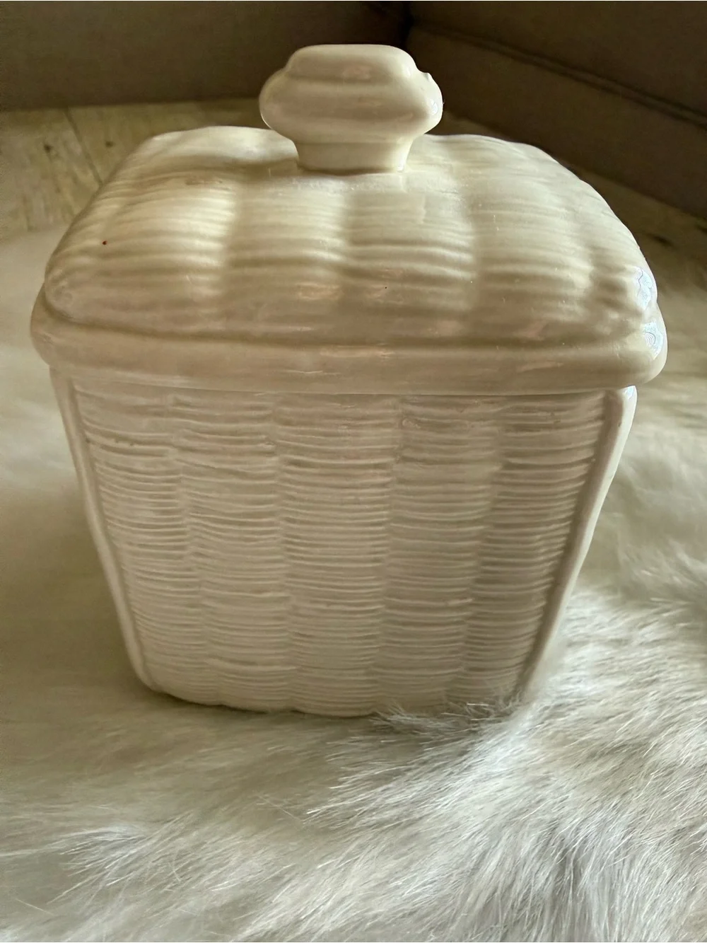 Vintage 1982 Otagiri Japan Strawberry Ceramic Sugar Jar